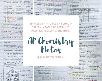 AP Chemistry Notes (80 pages)