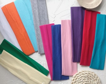 Cotton Headband | Hairband | Yoga band | Turban Yoga |  Sports band | Cotton band | y2k band | Stretchy band