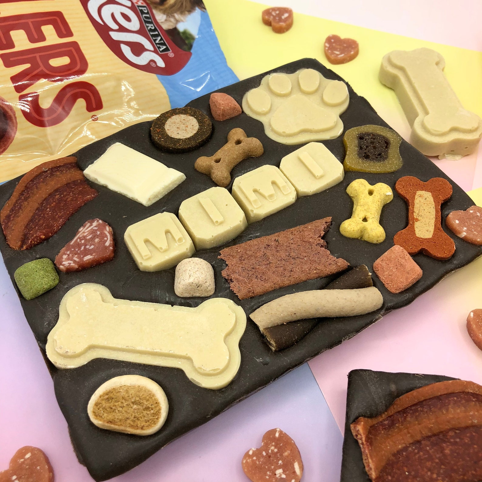 Dog chocolate bar personalised dog chocolate bar dog Etsy