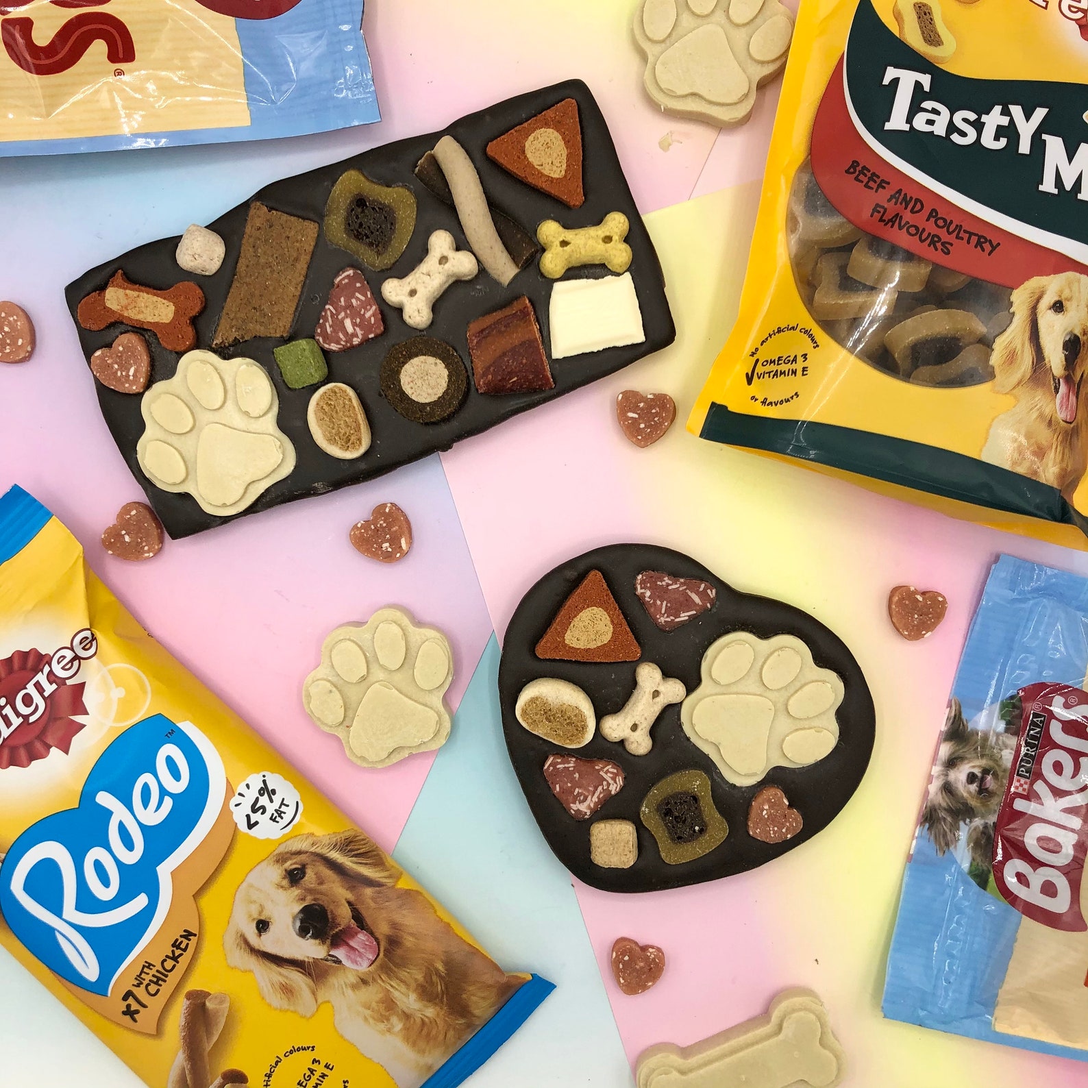 Dog chocolate bar dog treats dog birthday gift dog safe Etsy