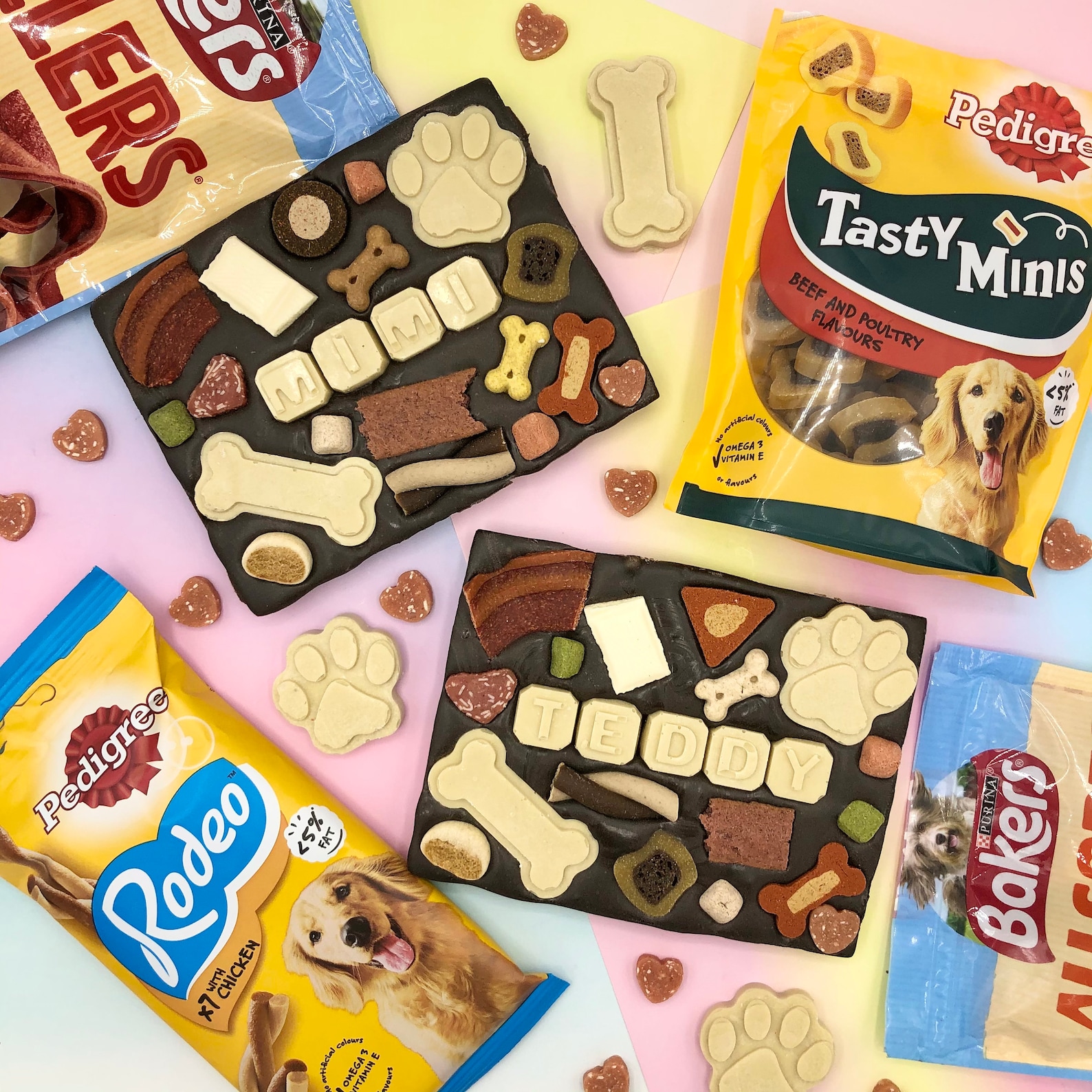 Dog chocolate bar personalised dog chocolate bar dog Etsy