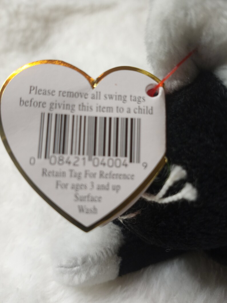 Ty Zip Beanie Baby Style 4004 PVC Pellets Etsy