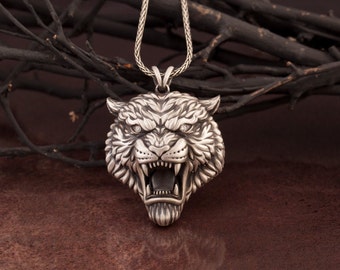 tiger head necklace