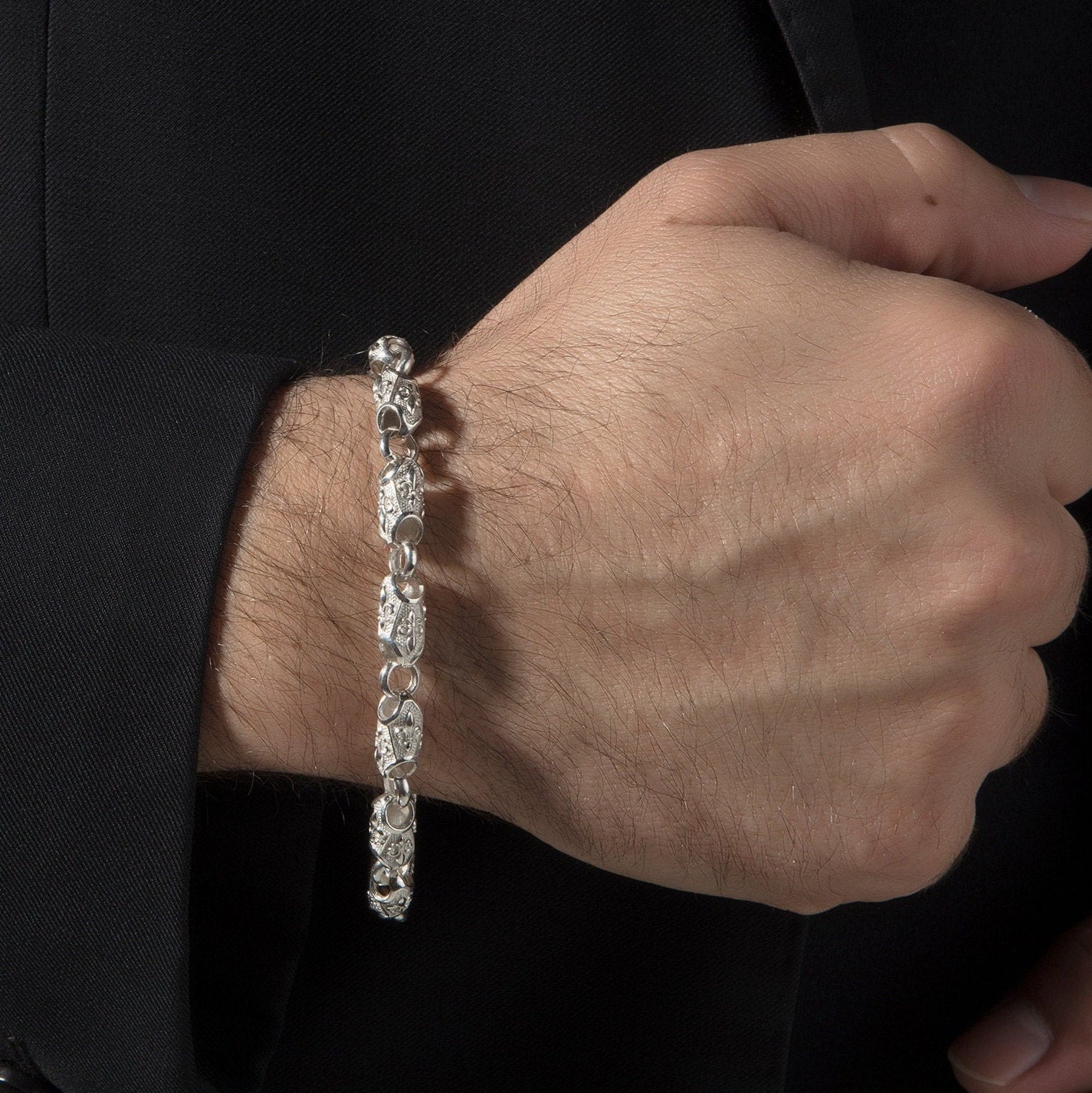 Sterling Silver Chain Bracelets For Men Byzantine Chain Bracelet sterling-silver-chain-bracelets-for-men-byzantine-chain-bracelet