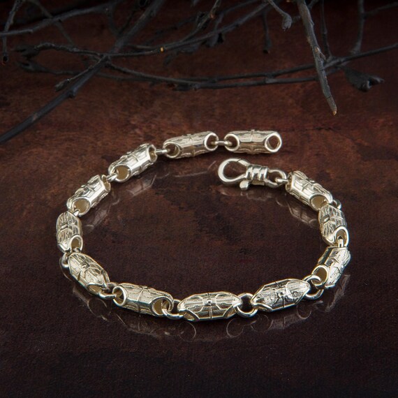 Sterling Silver Chain Bracelets Silver 