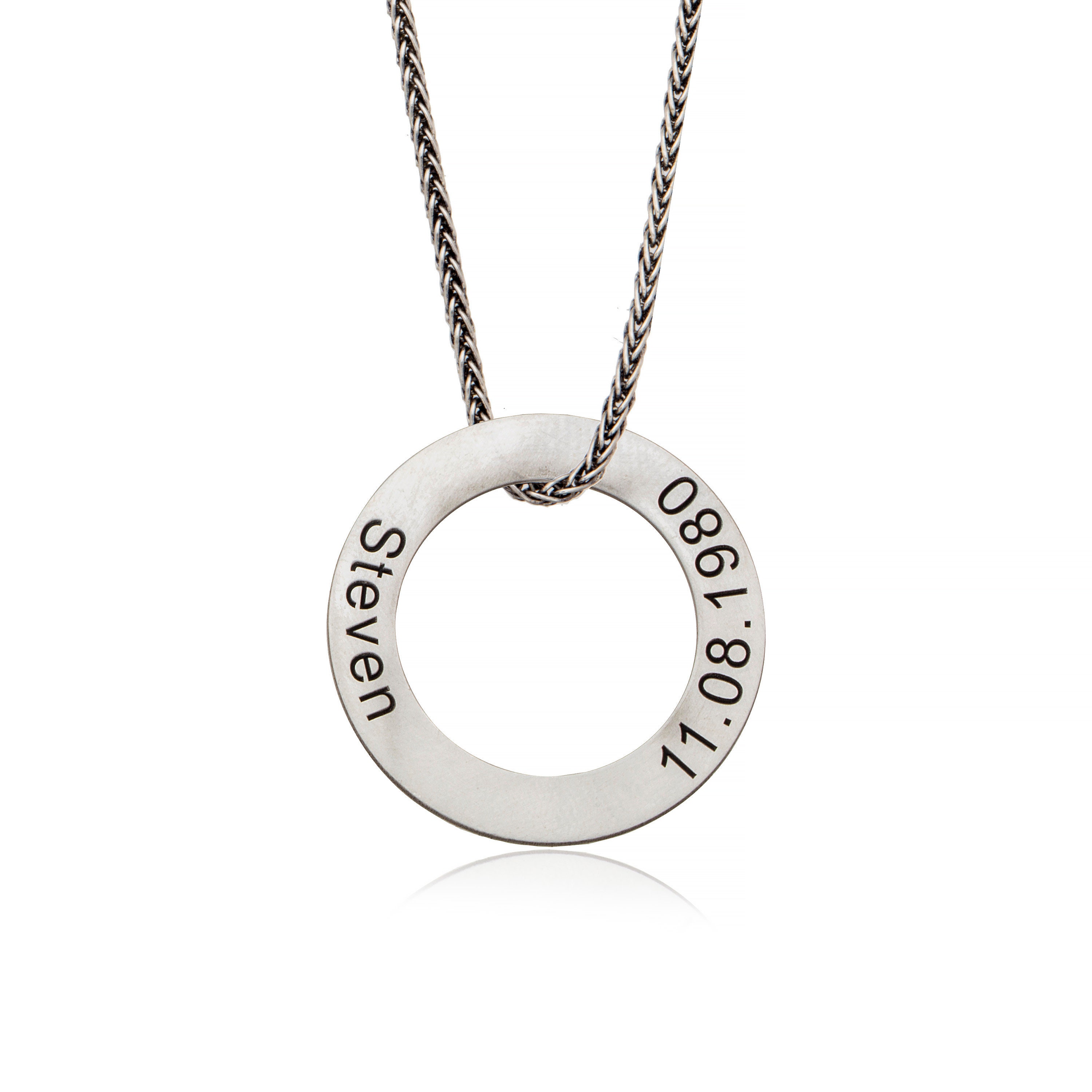 Collar de nombre para hombres colgantes - Etsy España