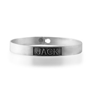 Sterling Silver Name Bracelets, Personalized Men&#39;s Jewelry, Gifts For Boyfriends, Family Bracelet For Fathers, Birthday Gift For Father&#39;s