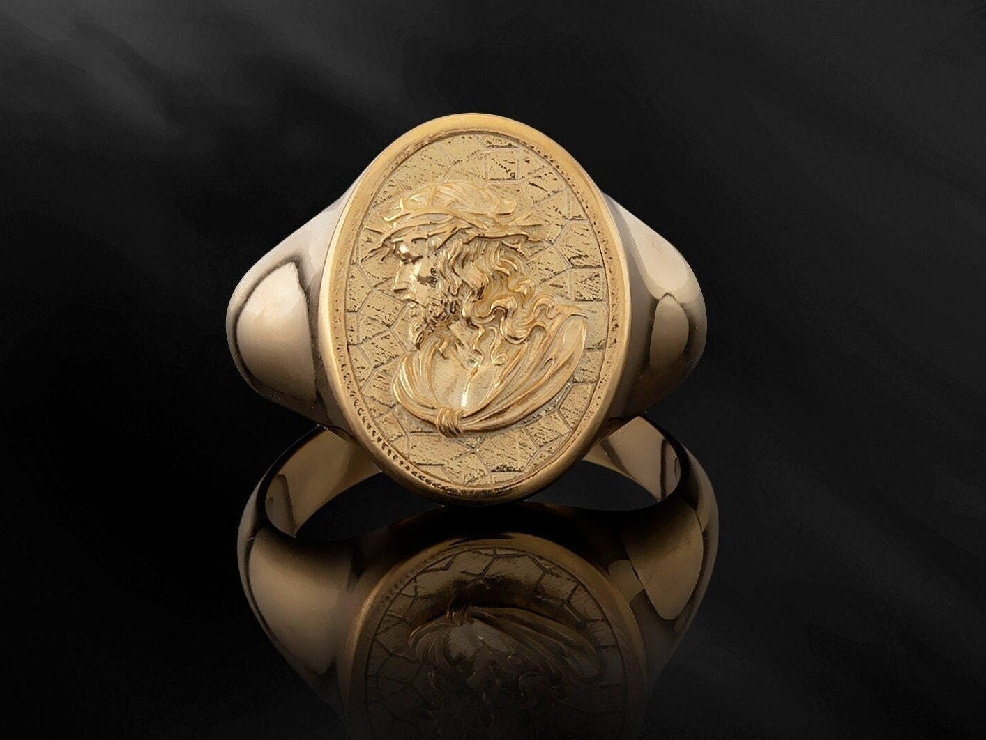Jesus clearance head ring