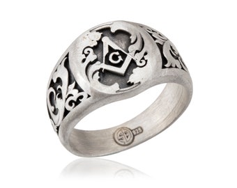 Silver Masonic Rings