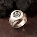 Solid Silver Masonic Rings, Signet Ring For Men, Freemason Rings, Master Mason Rings, Masonic Men's Gift Ring, Black Friday, Christmas Gifts