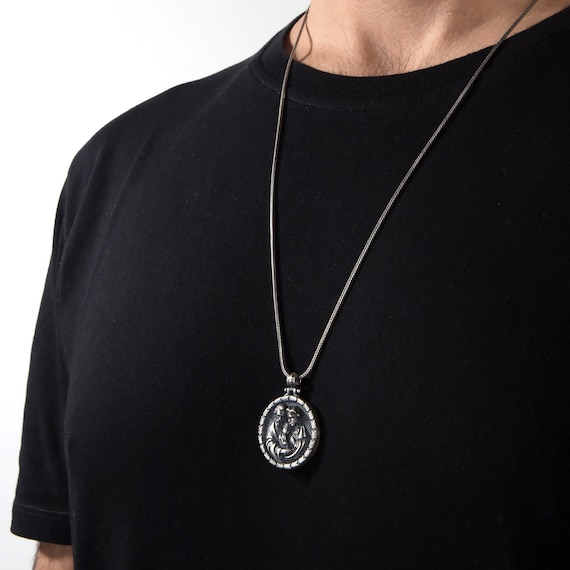 Collana Con Ciondolo Croce Sacra Bibbia In Argento Sterling - Foto 7