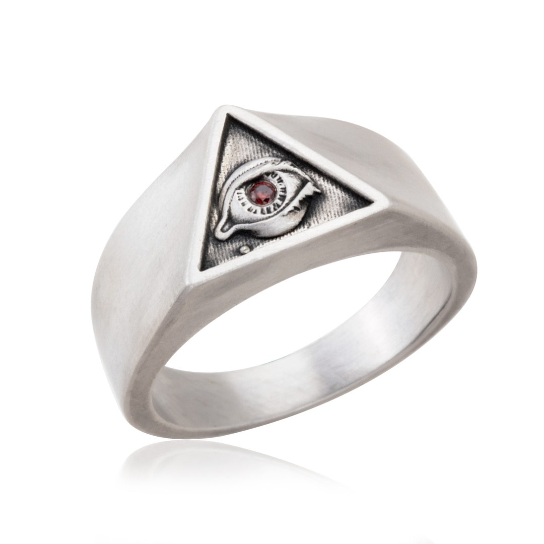 Bague francmaçonne bagues maçonniques de maître en argent Etsy France