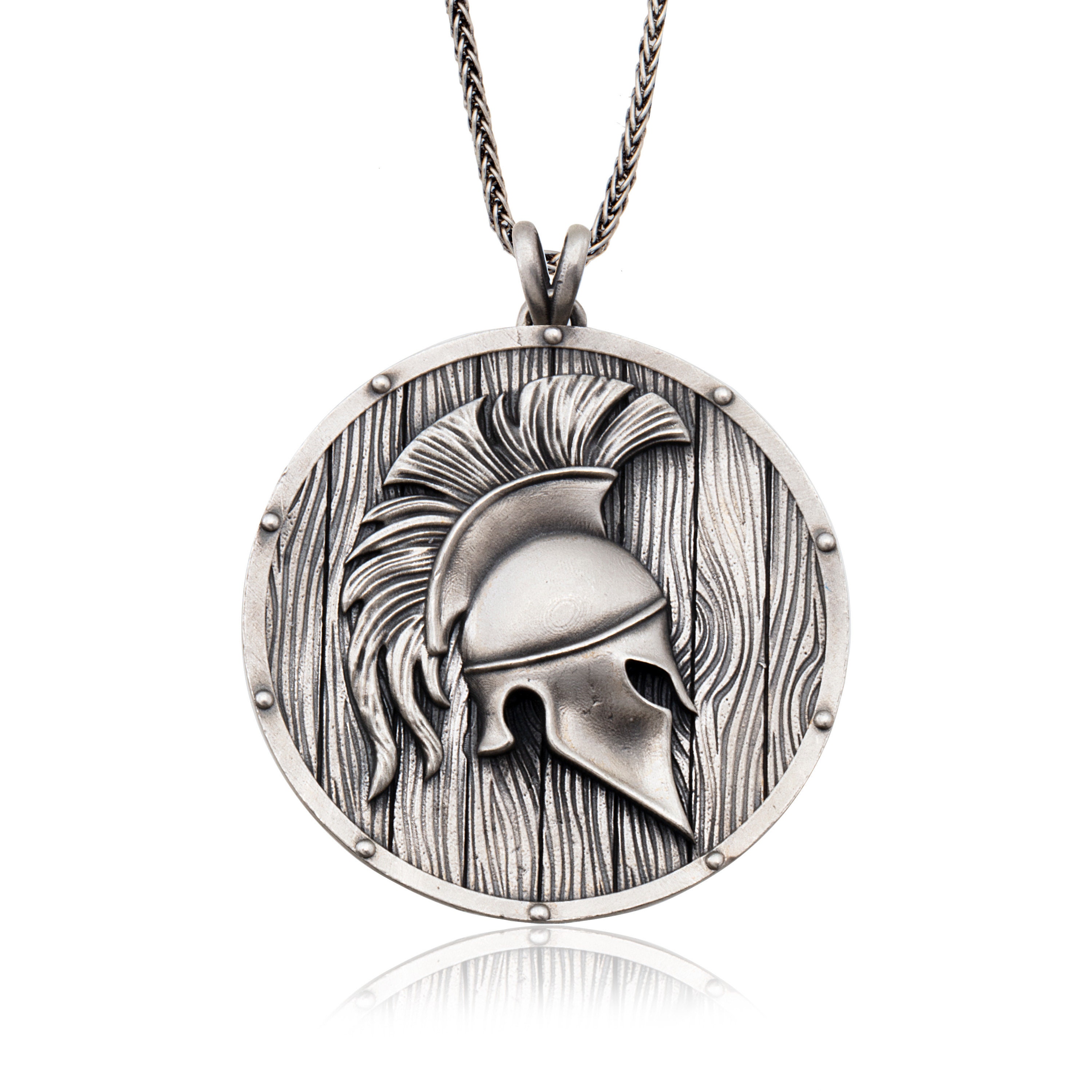 BySilverStone Jewelry スパルタンレオニダス戦士 スクエアシグネット スターリングシルバー メンズ シグネットリング ピンキーリング 古代ギリシャ神話愛好 BySilverStone Jewelry スパルタンレオニダス戦士 スクエアシグネット