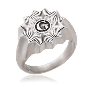 Eastern Star Masonic Rings, Gift For Mens, Silver Master Mason Man Bands, Freemason G Ring, Religious Jewelry, Birthday Gift For Father&#39;s