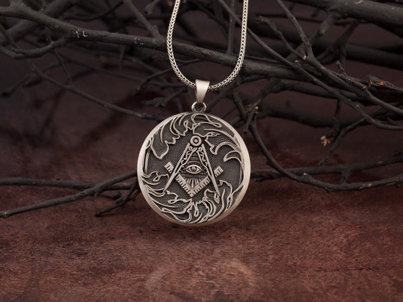 Freemason necklace clearance