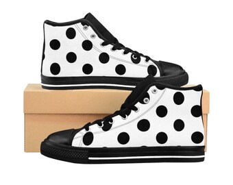 polka dot tennis shoes
