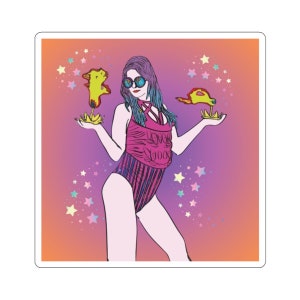 Fire Dancer Sticker