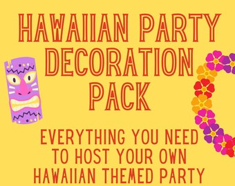 Tropical Hawaiian Party Package