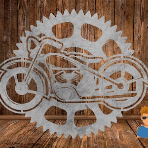 CUT READY, Motorcycle Sprocket Vintage Harley flat pan knuckle head,SVG,dxf,vector,plasma cutting,cricut,clipart,laser,glowforge,silhouette