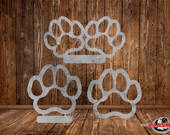 Dog Paw Name Plate, Vector Cut File (SVG, DXF)