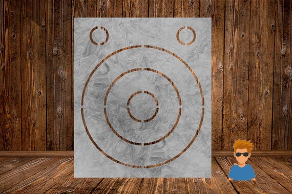 CUT READY IATF Axe Throwing Target Templatesvgdxfvector Etsy Canada