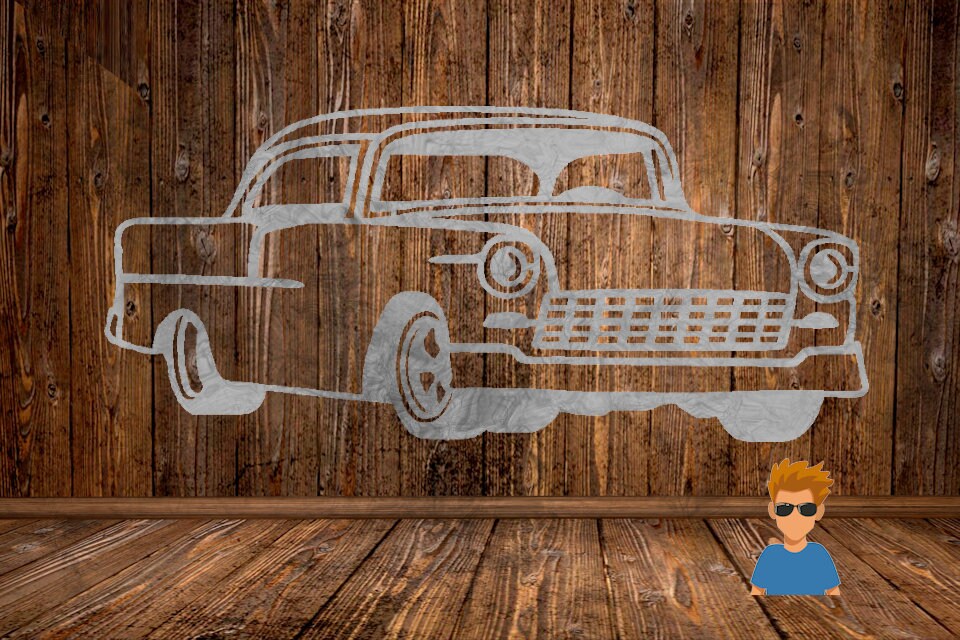 CUT READY, 1955 55 Chevy Chevrolet,SVG,dxf,vector file,plasma cutting,cricut,tshirt,clipart,gift,laser,glowforge,silhouette,cnc