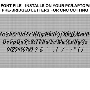 Arquivo de fonte CUT READY 3, svg dxf, arquivo vetorial, corte de plasma, cricut, camiseta, clipart, presente, laser, Glowforge, silhueta, cnc, otf, fonte de tipo aberto