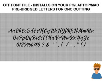 CUT READY Font File 3 ,svg dxf, archivo vectorial,corte por plasma,cricut,camiseta,clipart,regalo,laser,glowforge,silueta,cnc,otf,fuente de tipo abierto