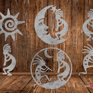 Kokopelli Vector Art, SVG DXF Cut Files