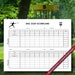 Disc Golf Scorecard | Frisbee Golf Scorecard | Printable PDF | Instant ...