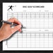 Disc Golf Scorecard Frisbee Golf Scorecard Printable PDF Instant ...