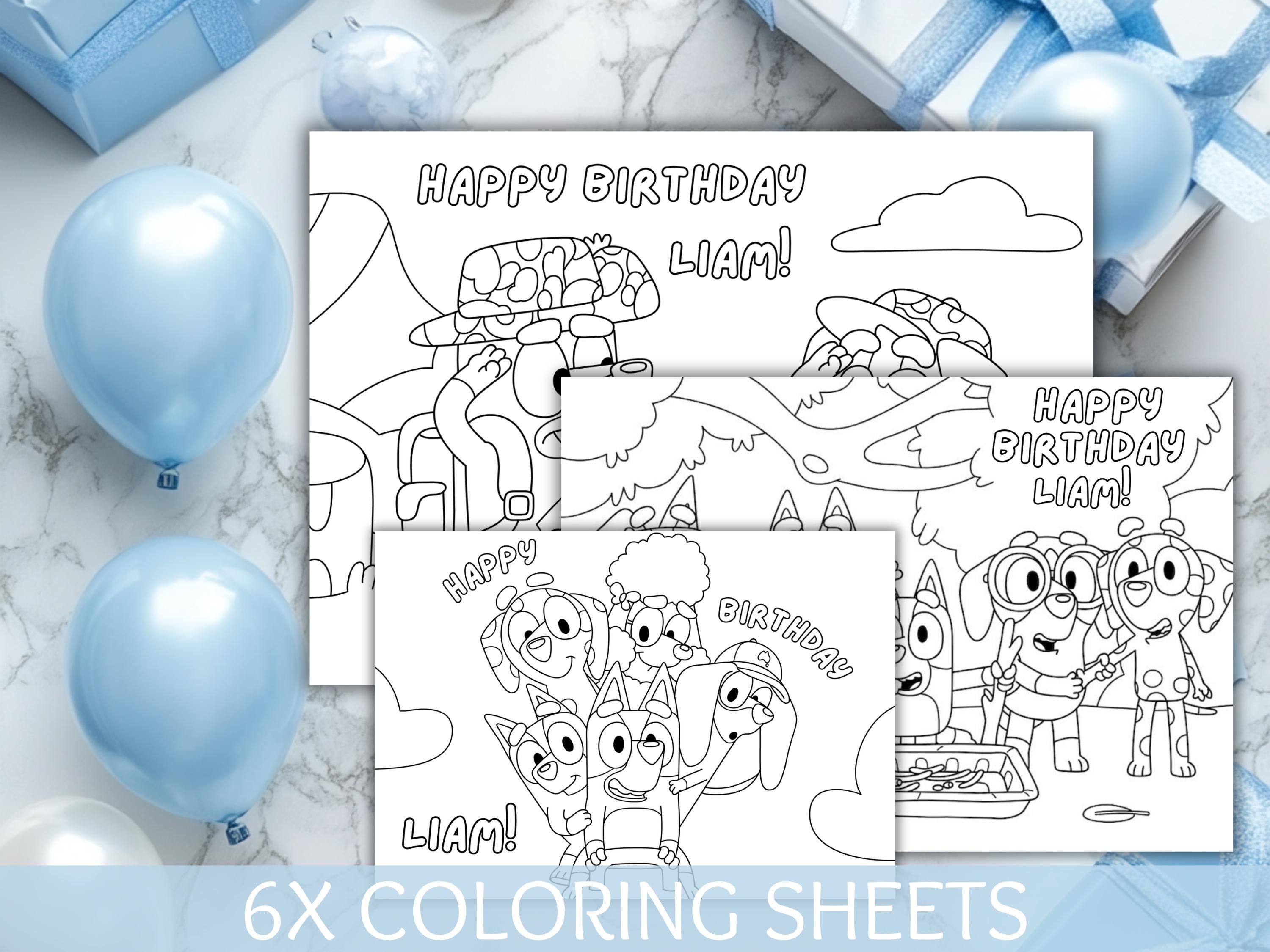 Bluey Blue Dog Party Bundle