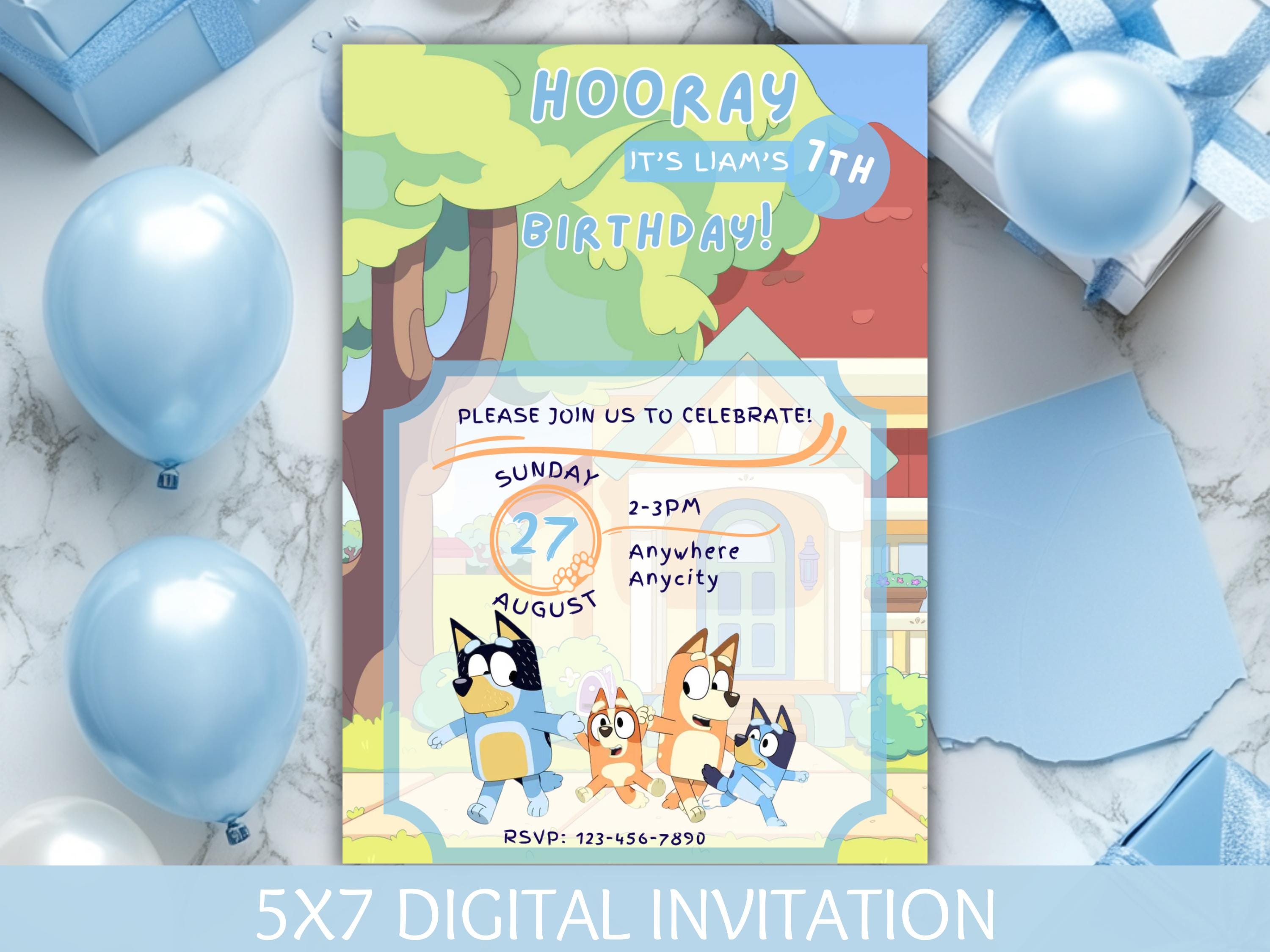 Bluey Blue Dog Party Bundle