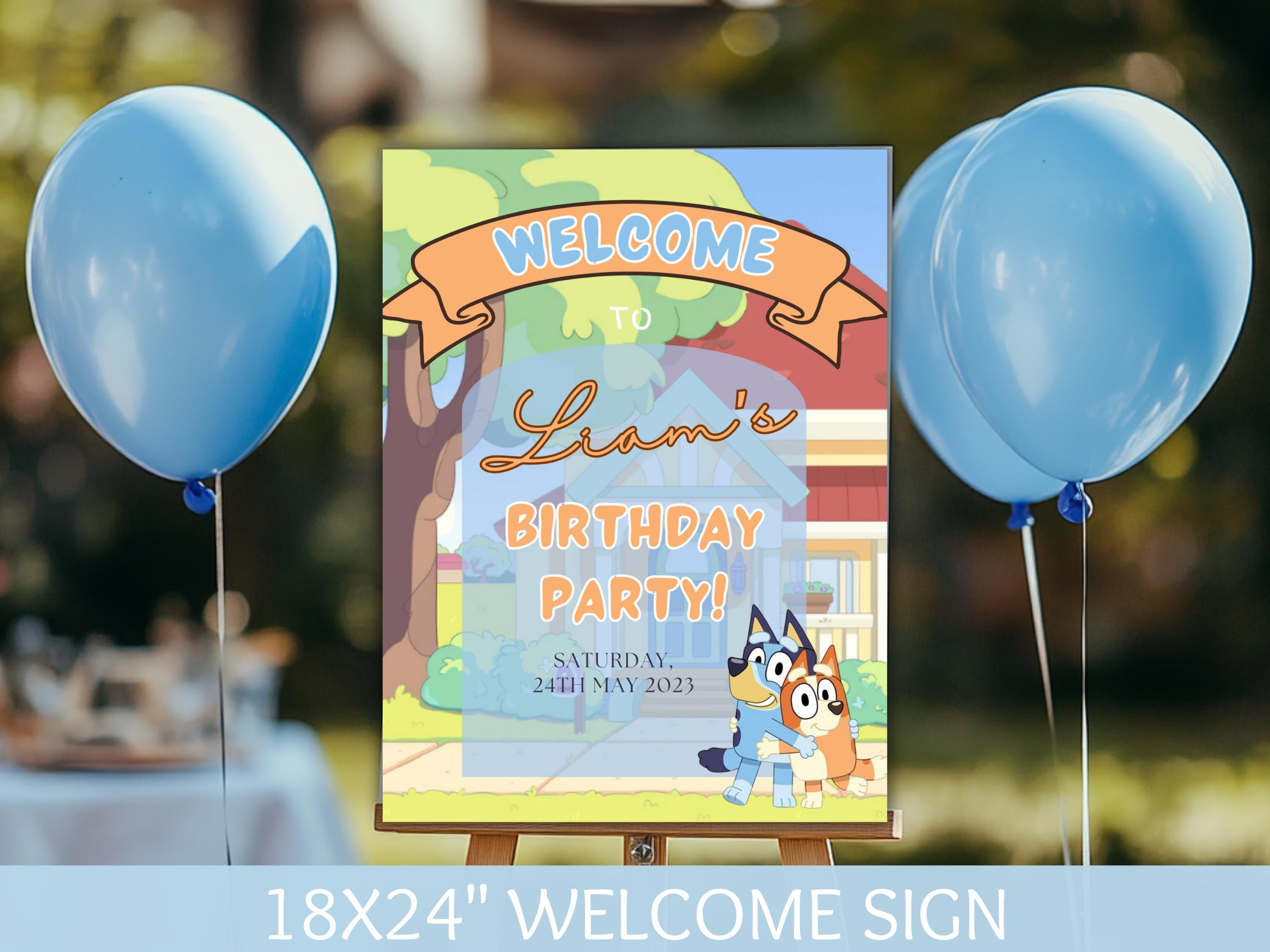 Bluey Blue Dog Party Bundle