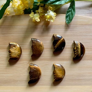 Tiger&#39;s Eye Man in the Moon Crystal
