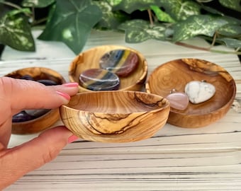 Tiny Olive Wood Bowl - 2.75"