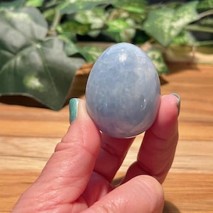 Blue Calcite Egg