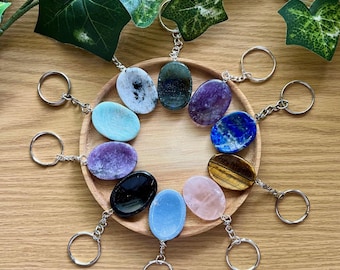 Worry Stone Keychain - You Choose