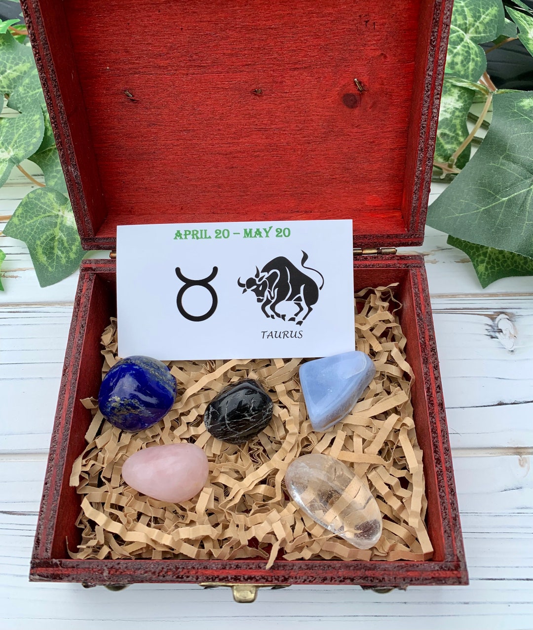 Taurus Zodiac Crystal Set - Etsy