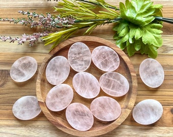 Rose Quartz Worry Stone