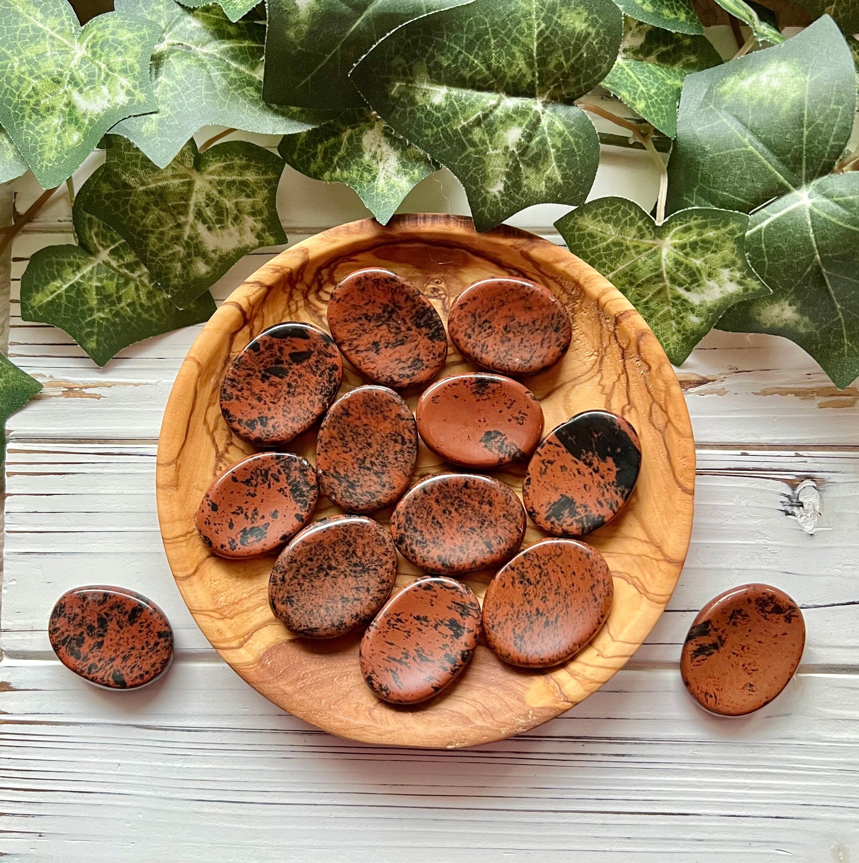 Mahogany Obsidian Worry Stone