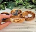 Tiny Olive Wood Bowl - 2.75"