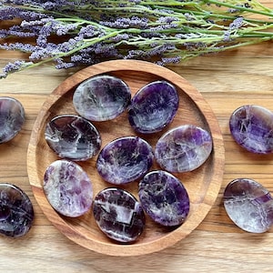 Amethyst Worry Stone