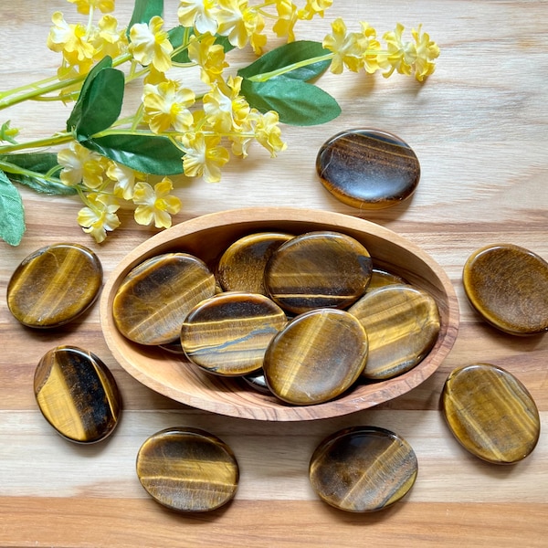 Tiger's Eye Worry Stone