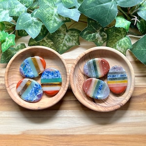 Chakra Bonded Worry Stone - 2 Styles