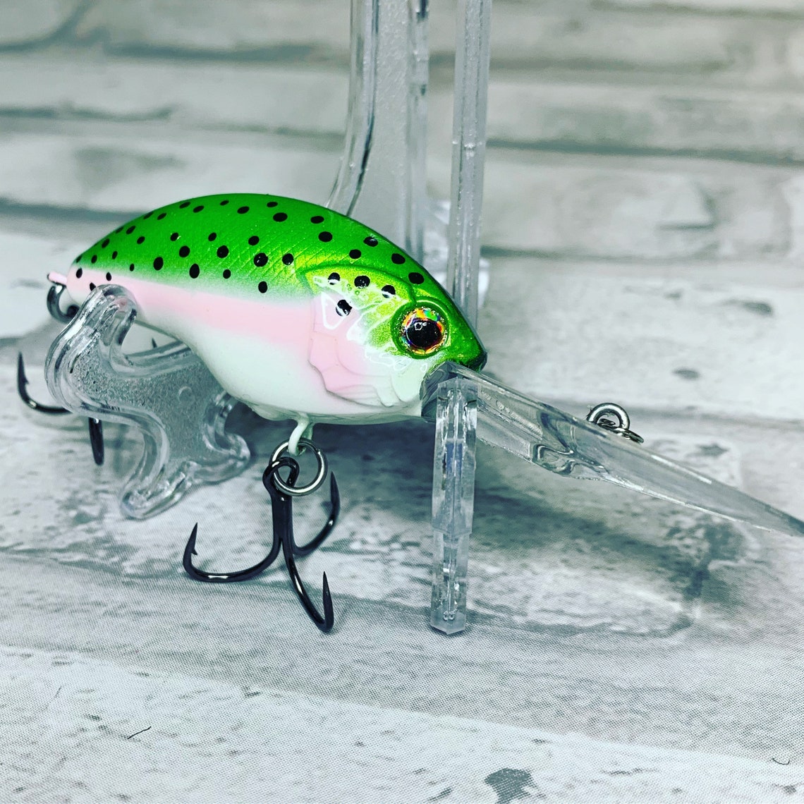 Rainbow Trout Deep Diving Crankbait Etsy