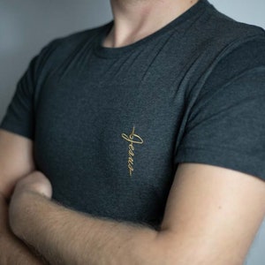Jesus T-Shirt, embroidered, Christian