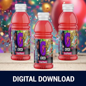 13 and Thriving Sports Drink | Thirteen & Fabulous Party Favors | Printable File