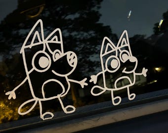 Calcomanía para coche Bluey