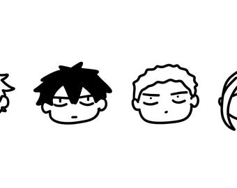 Calcomanía de Given Chibi